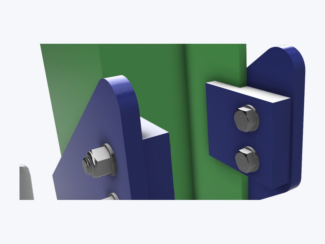 Serrated clamp block, no drilling or welding
