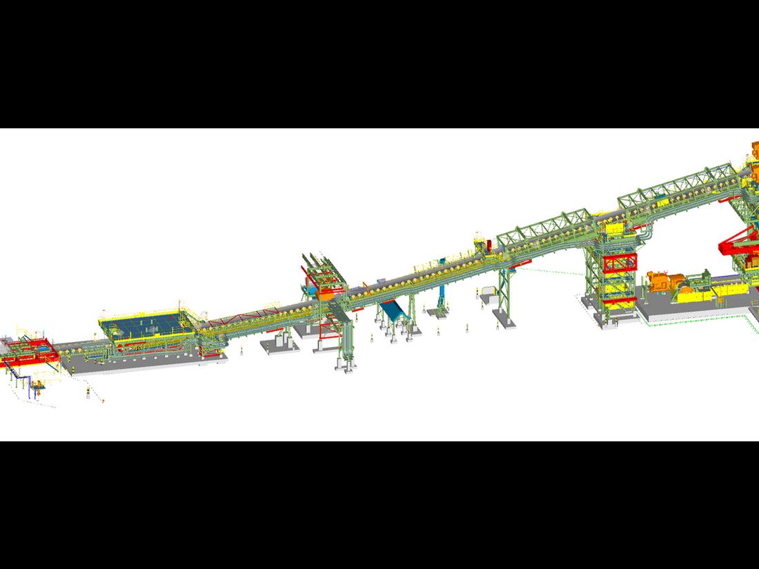 Transfer and conveyor design model